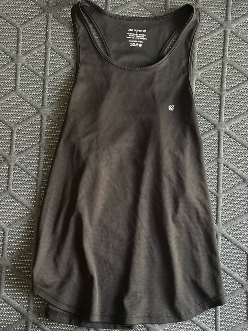 Jed North Black Athletic Racerback Tank Top